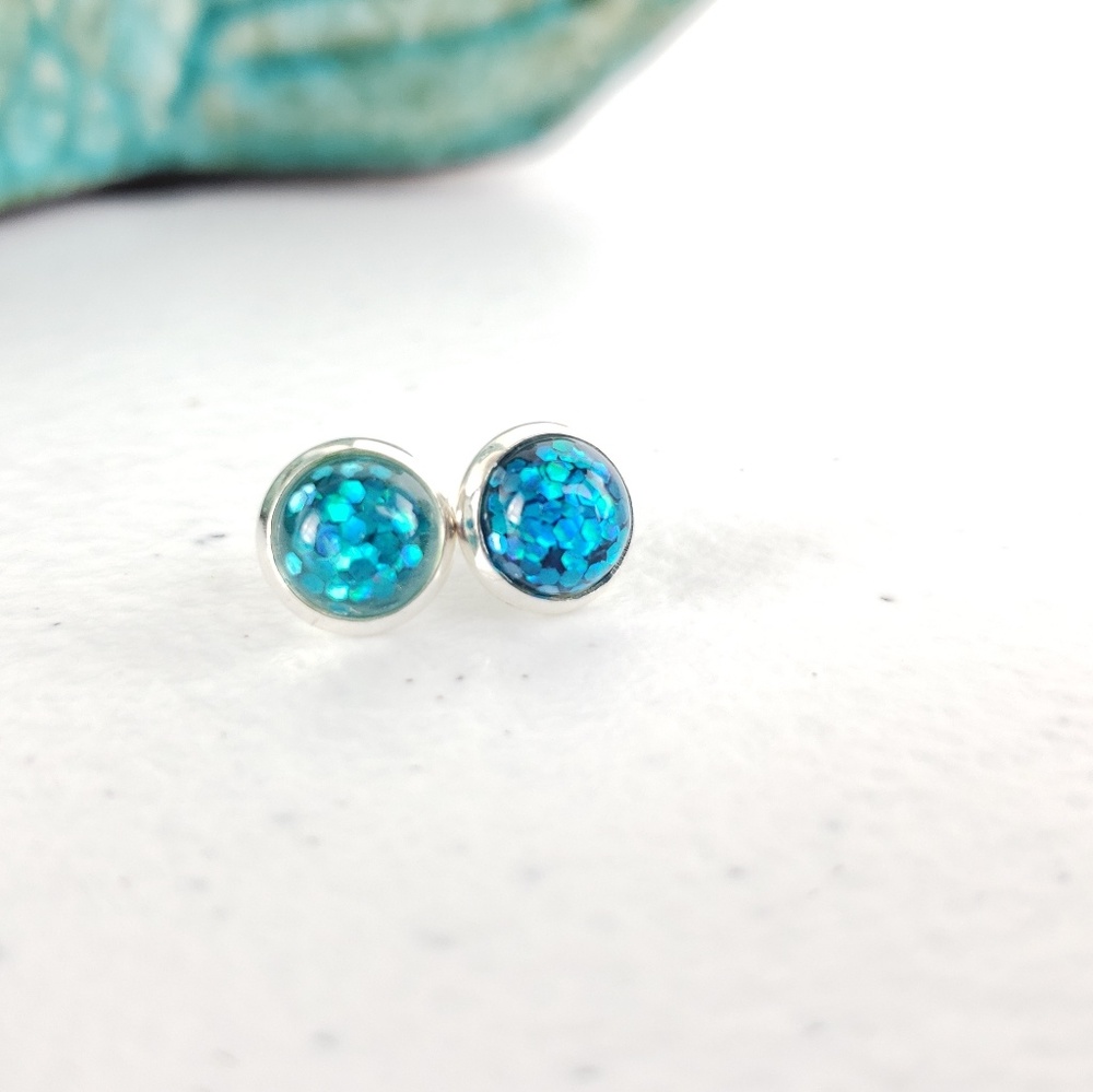 Mermaid Bubble Stud Earrings